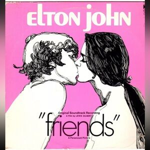 1971 Elton John – Friends Movie Soundtrack LP Album Vinyl Monarch Press; VG+